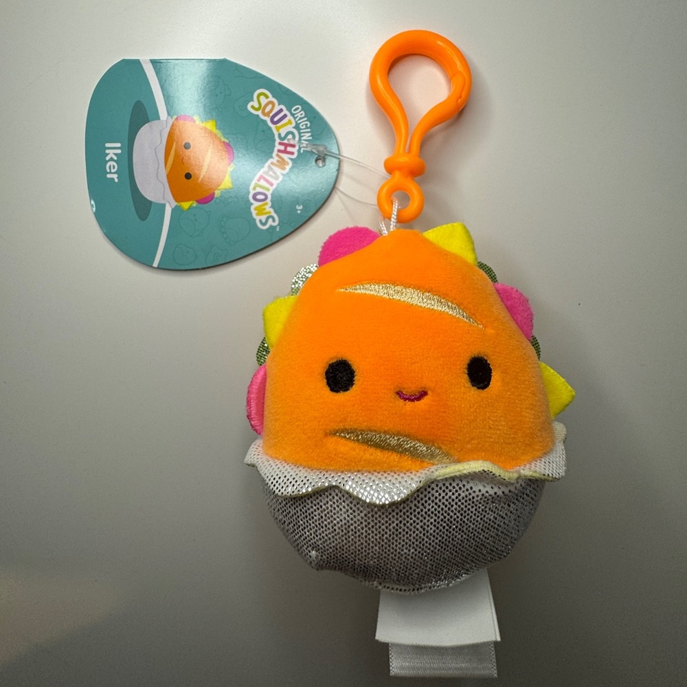 Iker the Neon Hoagie Squishmallow Clip